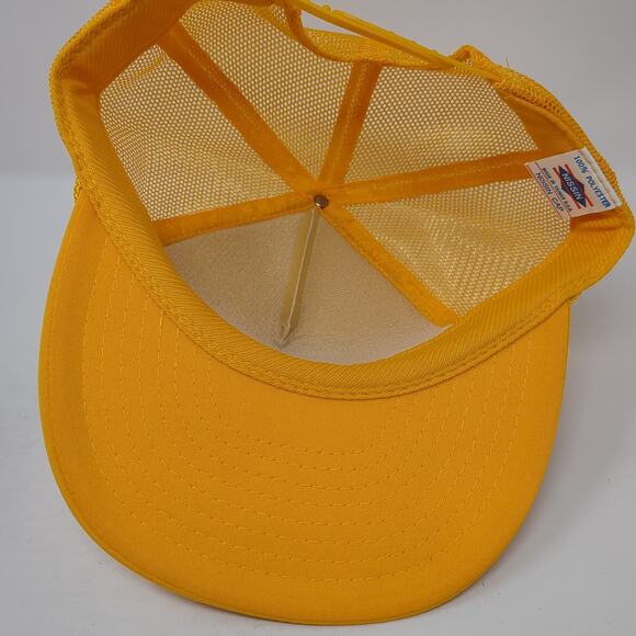 Pervo Paint Co. Coloroma Paints Since 1929 Trucker Hat Yellow OS Mesh Back Rope - Picture 7 of 10